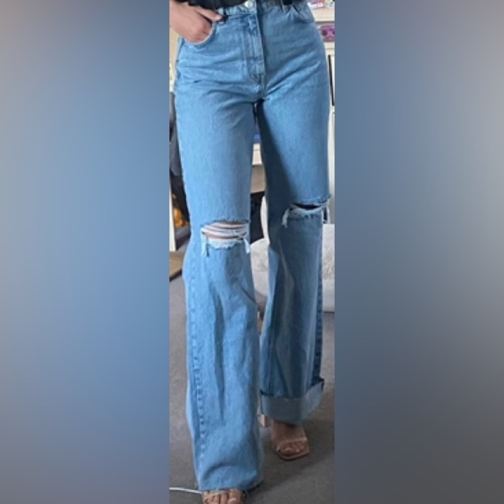 ZARA Wide Leg Jeans